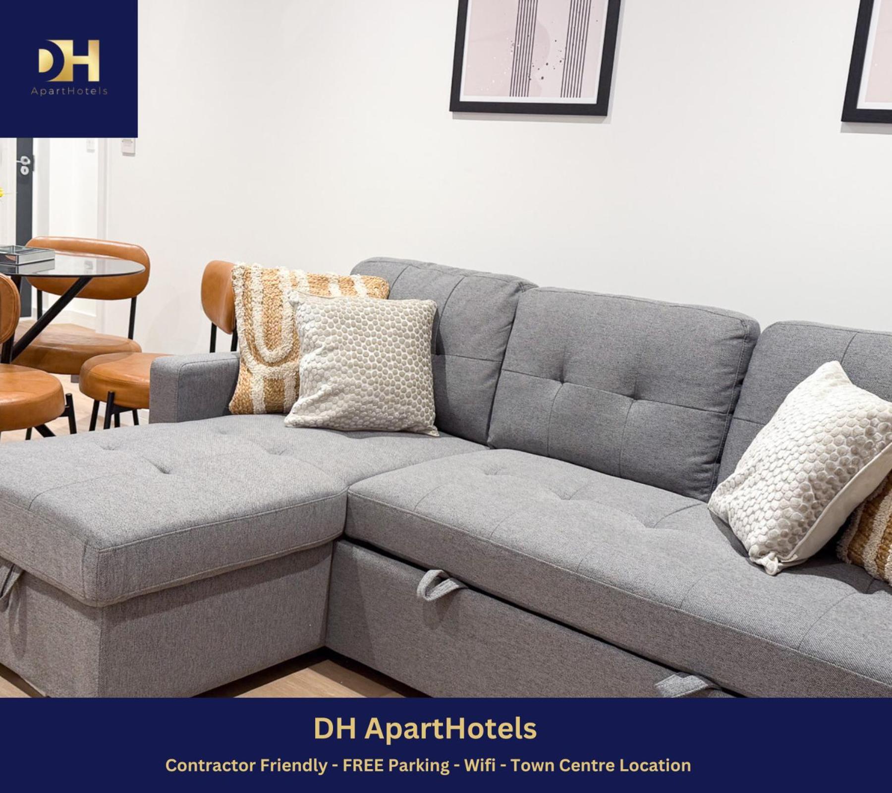 Spacious Modern 1 Bed Apartments In St Neots - Perfect For Contractors & Professionals - Free Parking - Wifi - Fully Equipped Kitchen - Smart Tv Ideal For Work Stays And Long Projects Eksteriør bilde